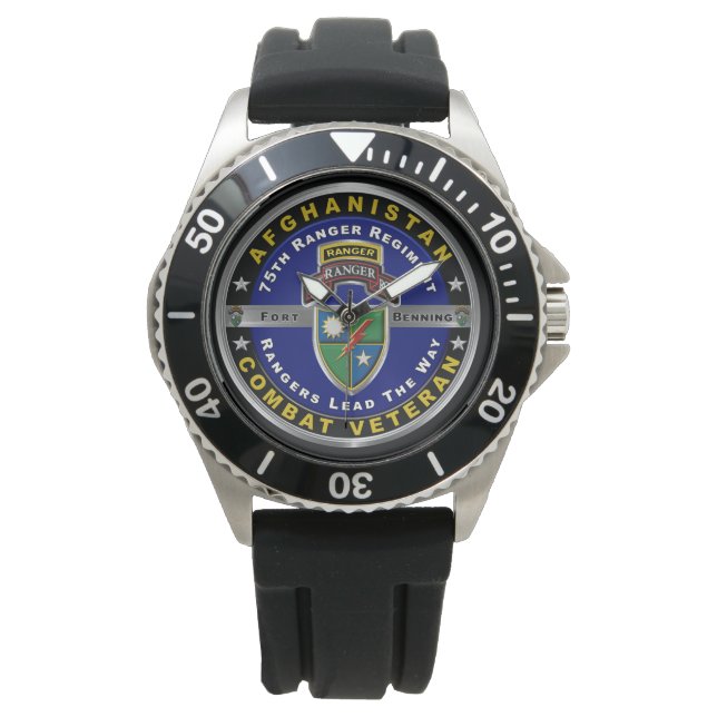 75:e Rangerregementet Afghanistan Combat Veteran  Armbandsur (Framsida)