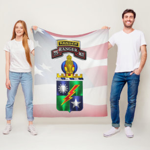 75:e Rangerregementet Fleecefilt