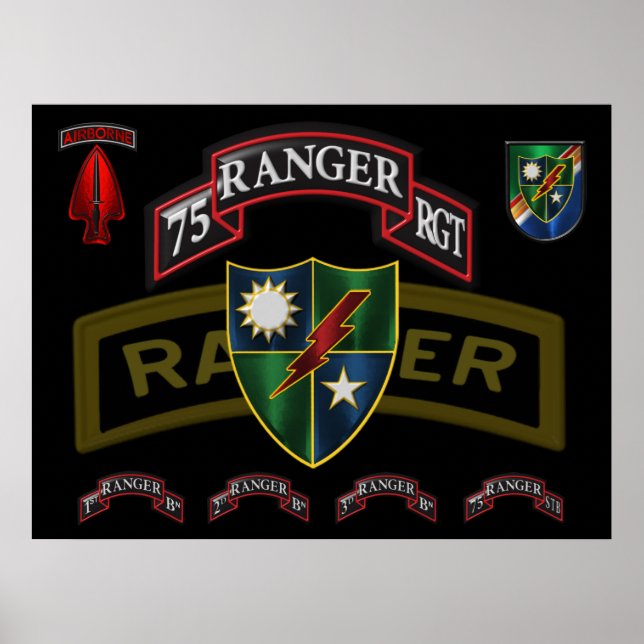 75:e Rangerregementet Poster (Framsidan)
