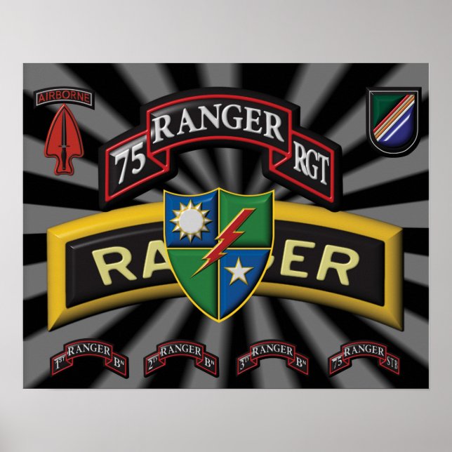 75:e Rangerregementet Poster (Framsidan)