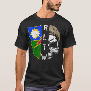 75:e Skogsvaktare Regiage Skull Unit Vapensköld RL T Shirt