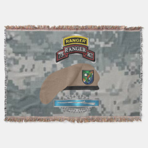 75:e Skogsvaktare regim Kambat Veteran Camo Filt