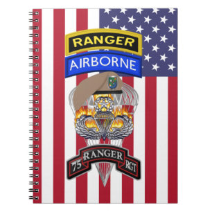 75:e Skogsvaktare Regimen "Skogsväktare leder väge Anteckningsbok