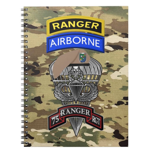 75:e Skogsvaktare Regiment Anteckningsbok (Framsidan)