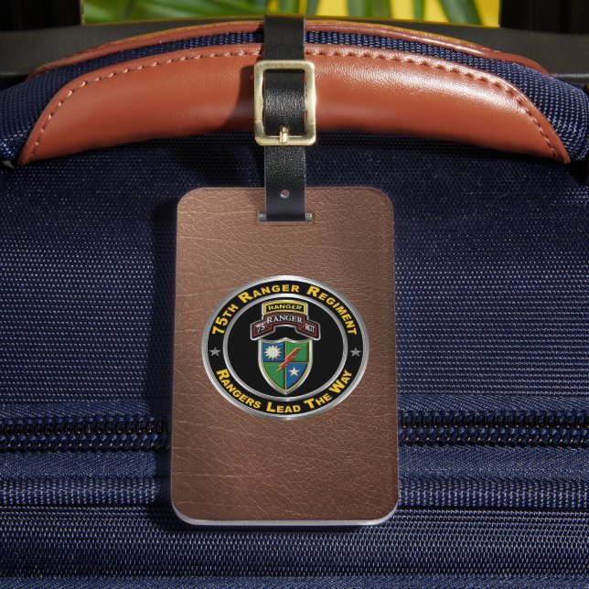 75:e Skogsvaktare Regiment  Bagagebricka (Framsida Insitu 2)