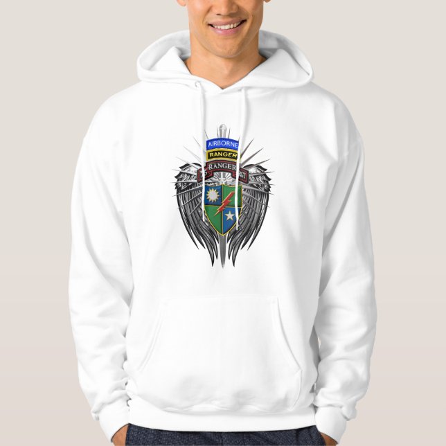 75:e Skogsvaktare Regiment "Fantastisk Skogsvaktar Hoodie (Framsida)
