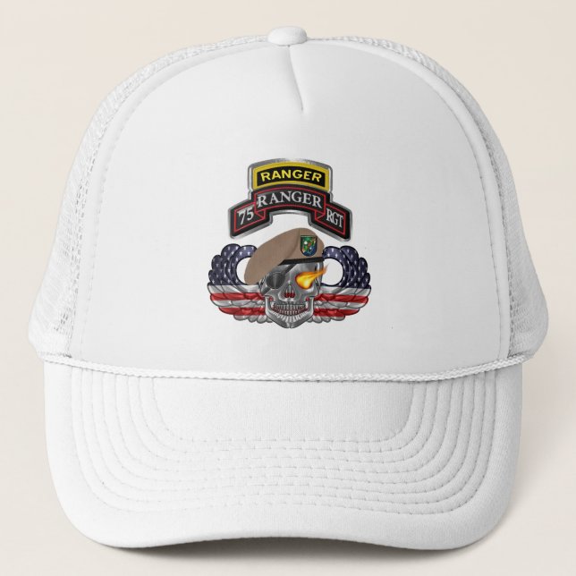 75:e Skogsvaktare Regiment Keps (Framsida)