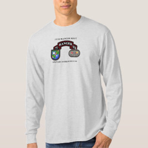75:E SKOGSVAKTARE REGIMENT MILITÄR INTELLIGENCE B T SHIRT