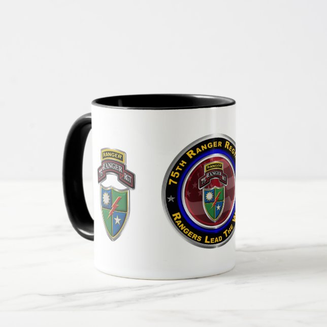 75:e Skogsvaktare Regiment Mugg (Framsida vänster)
