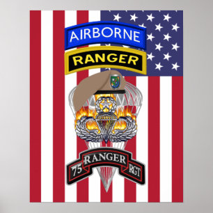 75:e Skogsvaktare Regiment ’Sua Sponte’ Poster