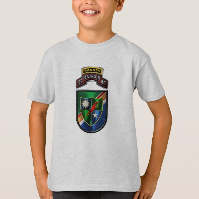 75:e Skogsvaktare Regiment T Shirt (Framsida)