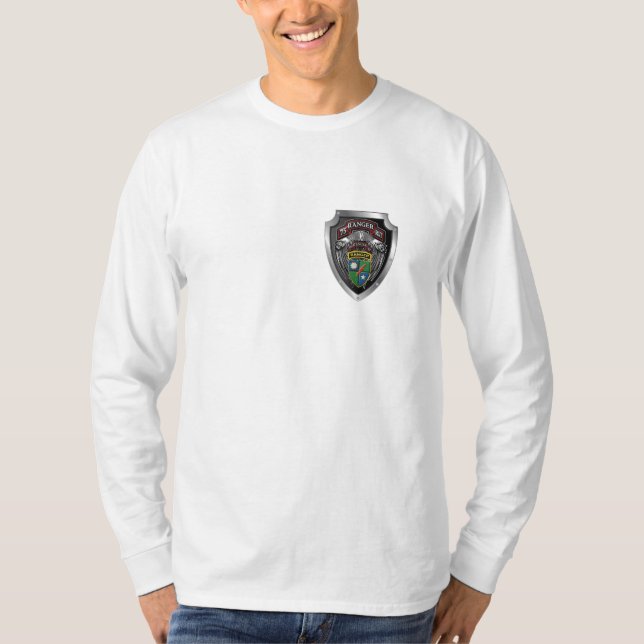 75:e Skogsvaktare Regione 1:a bataljonen T Shirt (Framsida)