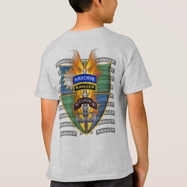 75:e Skogsvaktarns registrering"Skogsväktare leder T Shirt (Baksida)