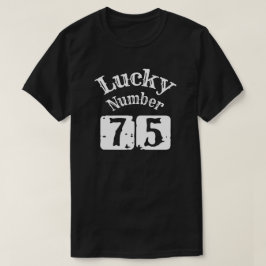 75 - Lucknummer 75 Tur T Shirt
