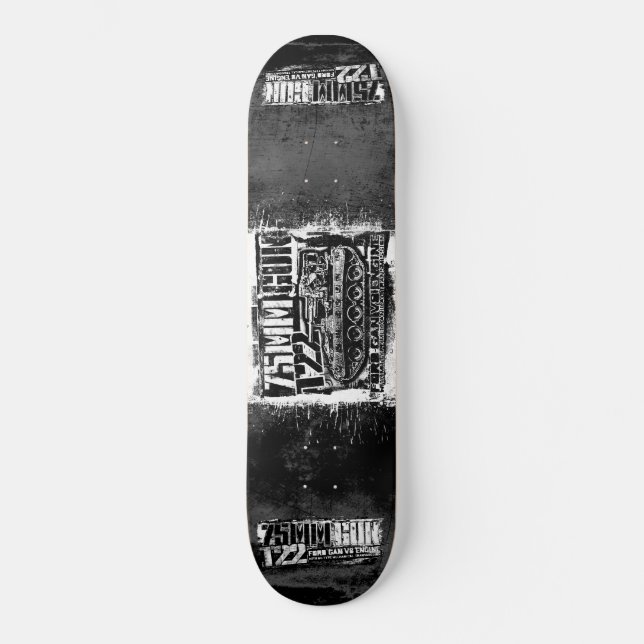 75 mm pistol T22 Skateboard Skateboard (Framsida)