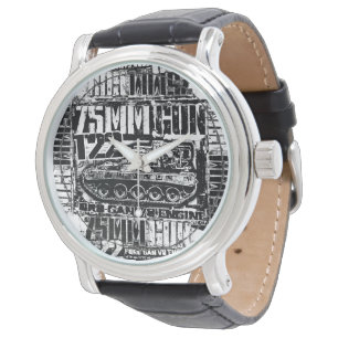 75 mm pistol T22 Wrist Watch eWatch Watch Watch Armbandsur