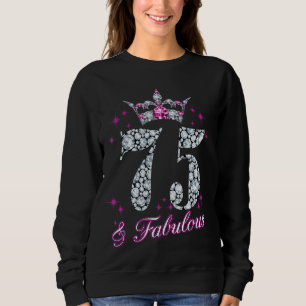 75 och Fabulous 1949 75:e Birthday Funny T Shirt