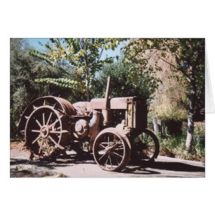 75. Rusty Tractor, Kalifornien Hälsningskort