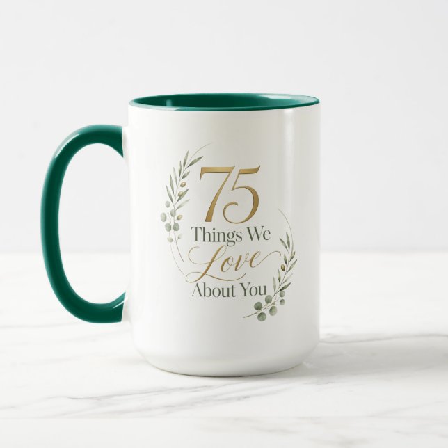 75 saker vi älskar med mamma mugg (Vänster)