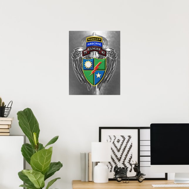75th Ranger Regiment Affisch (Hemmakontoret)