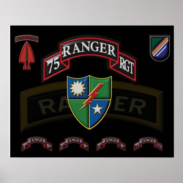 75th Ranger Regiment Affisch (Framsidan)