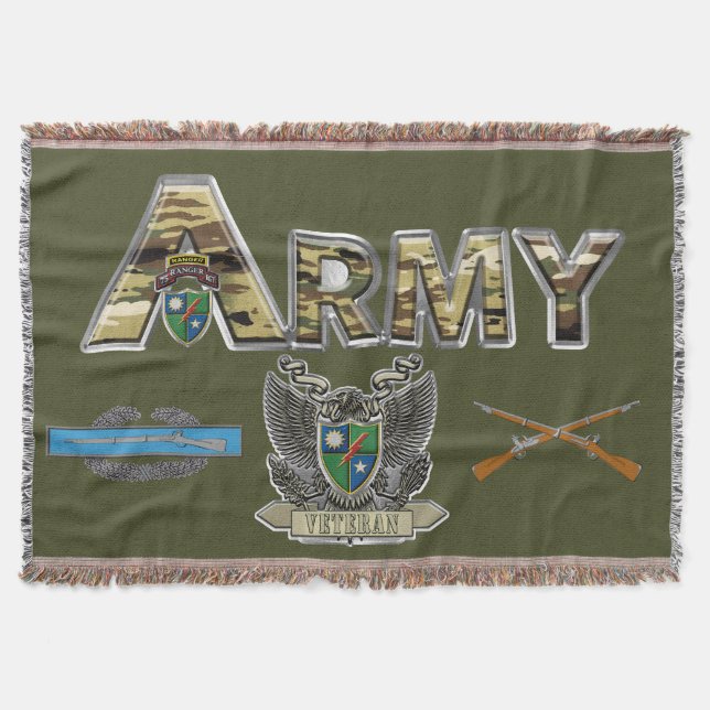 75th Ranger Regiment  Filt (Framsidan)