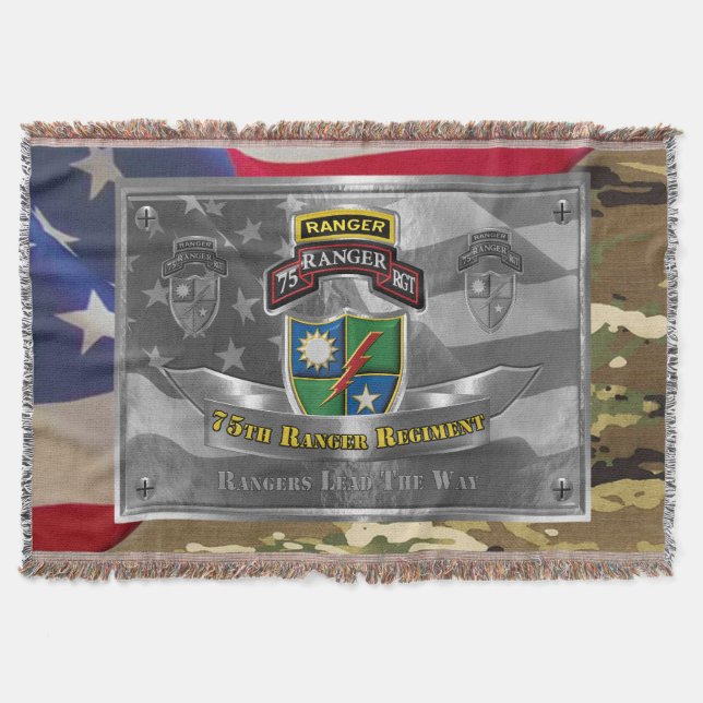 75th Ranger Regiment  Filt (Framsidan)