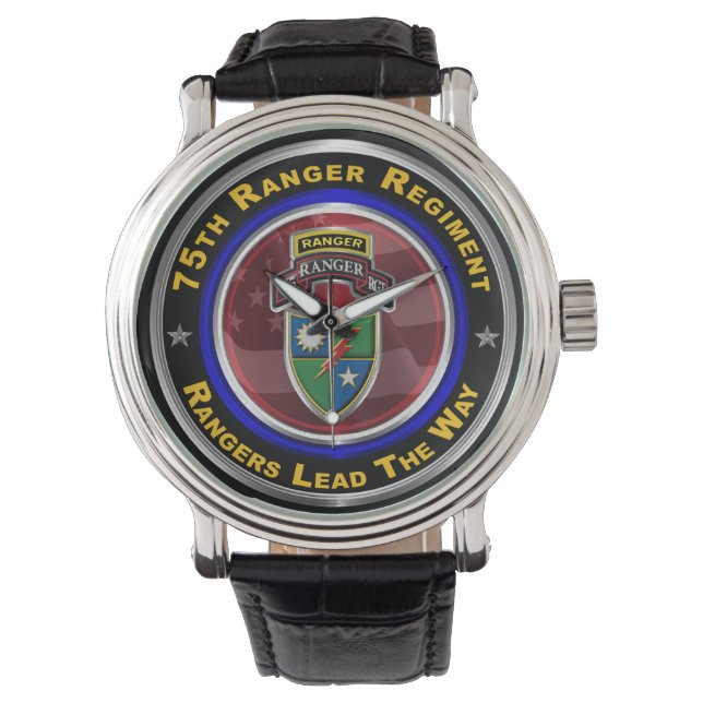 75th Ranger Regiment ”Rangers banar vägen“ Armbandsur (Framsida)