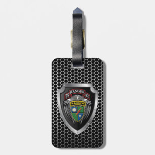 75th Rangerregementet ”Rangers banar vägen” Bagagebricka