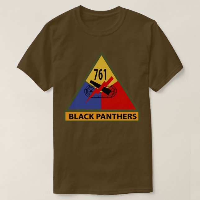 761:a Tanken Battalion SSI med Namn-band T Shirt (Design framsida)