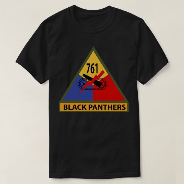 761:a Tanken Battalion SSI med Namn-band T Shirt (Design framsida)