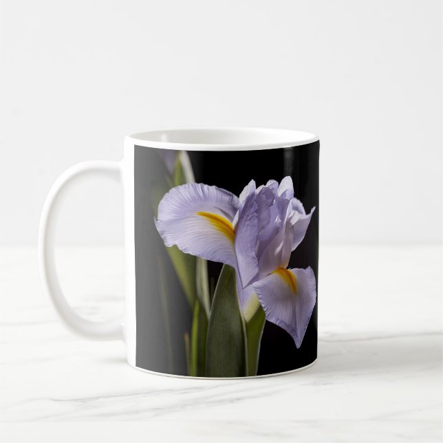 7659-2-Lila Iris Kaffemugg (Vänster)
