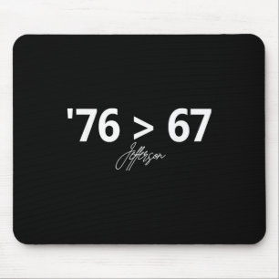 76 67 Självklar Historia Roligt Original Musmatta