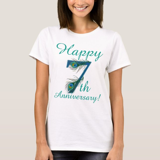 76/7:e/7:e-årsdagen/nummer 7 t-shirt (Framsida)