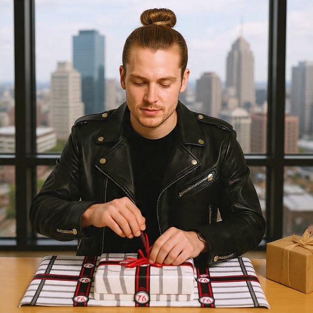 "76 Checker Presentpapper (Skapare uppladdad)