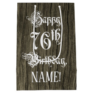 76:e födelsedag: Finare, Faux Wood look + Custom N