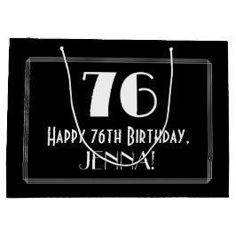 76:e födelsedagen: Art Deco Inspired Stil "76", Na