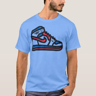 76 ers Basketball Sneakers T Shirt