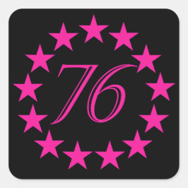 76 Speciella Fyrkantigt Klistermärke