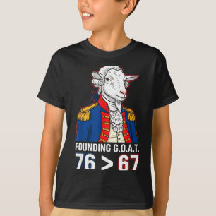 76 Större än 67 George Washington Historia Kul M T Shirt