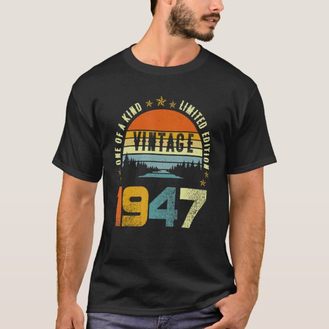 76 Vintage 1947 T Shirt (Framsida)