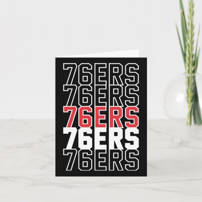 76ers  kort (Framsida)