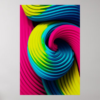 776 Abstrakt Poster