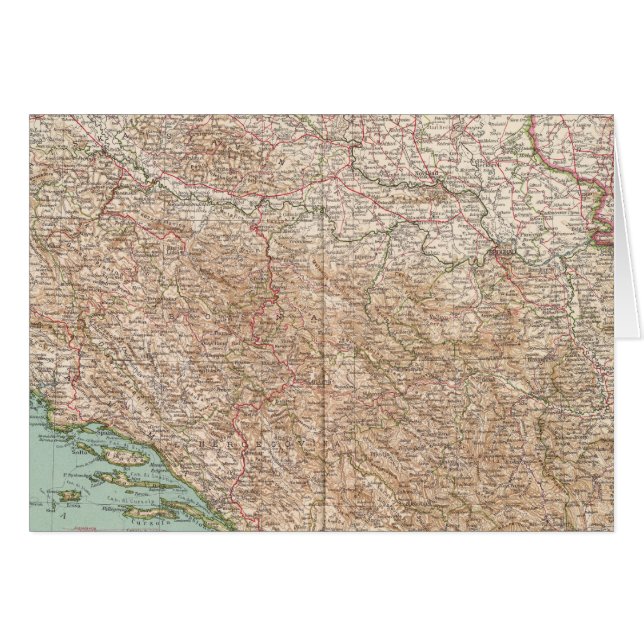 7778 Jugoslavien Hälsningskort (Framsidan Horizontal)