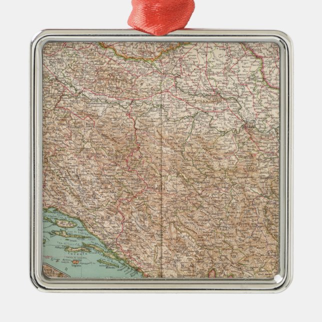 7778 Jugoslavien Julgransprydnad Metall (Framsidan)