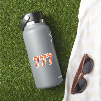 777 Angel Number Luck Klistermärken