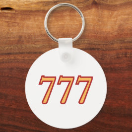 777 Engel Nummer Lycka Nyckelring