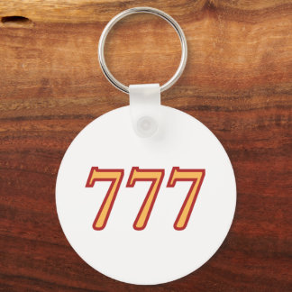 777 Engel Nummer Lycka Nyckelring