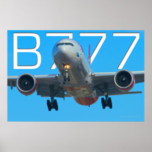 777 FLYGBOLAG POSTER