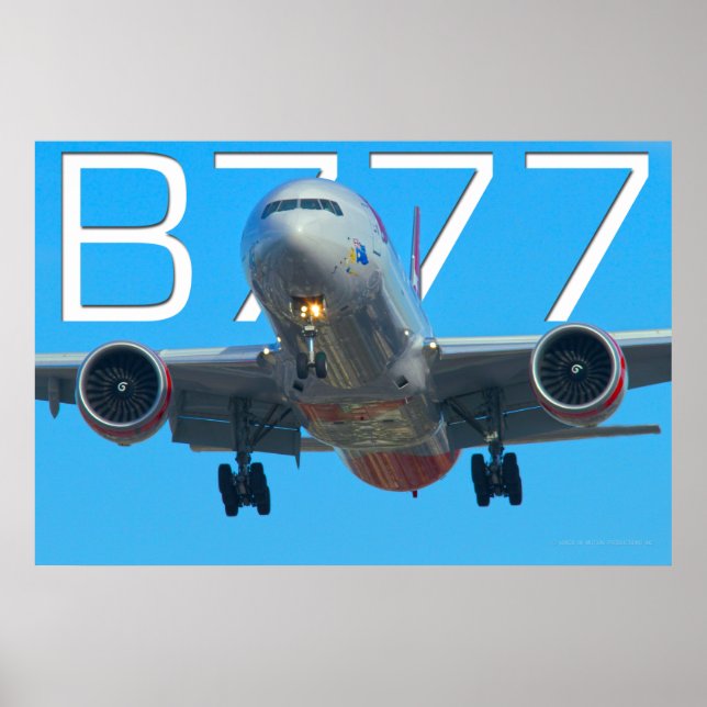 777 FLYGBOLAG POSTER (Framsidan)